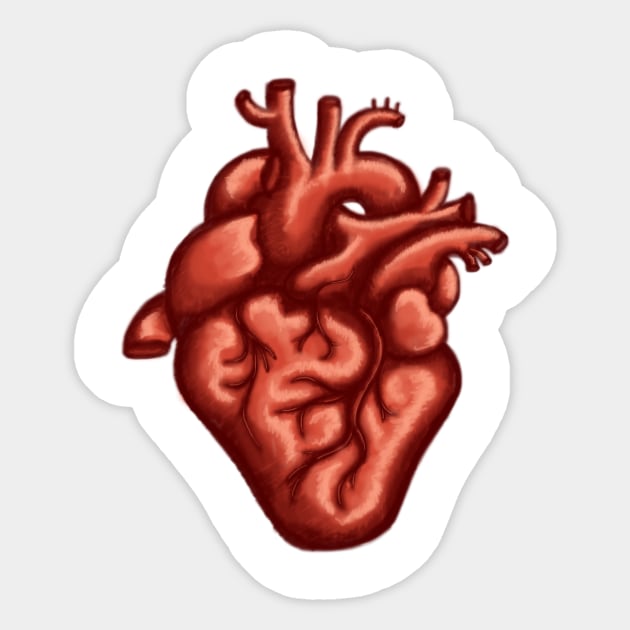 Artistic Heart Painting Sticker by JadedOddity